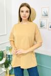155256 Oversize Baskisiz Duz Tshirt